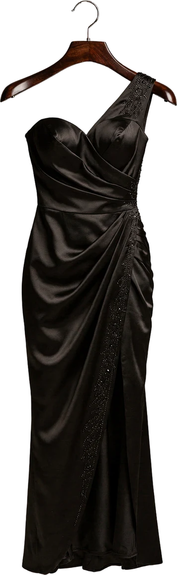 The Abaco Gown on a hanger